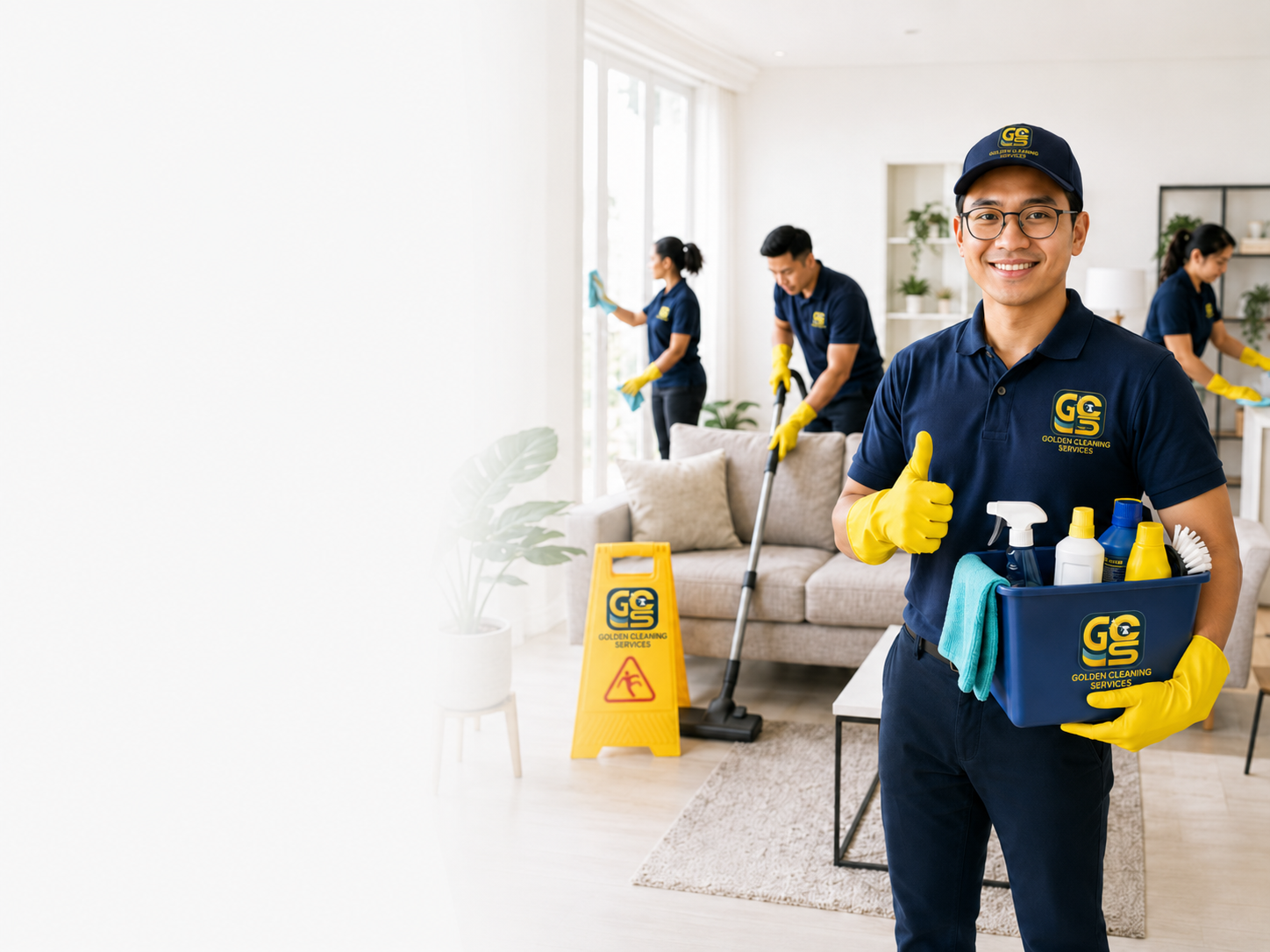Golden Cleaning Services team